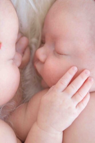 Dasha`s twins newborn photo session
