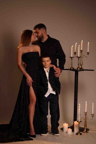 Dasha and her family photoshoot